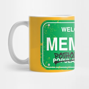 Street Sign, Memphis, Pothole Shirt, Funny Pothole Mug